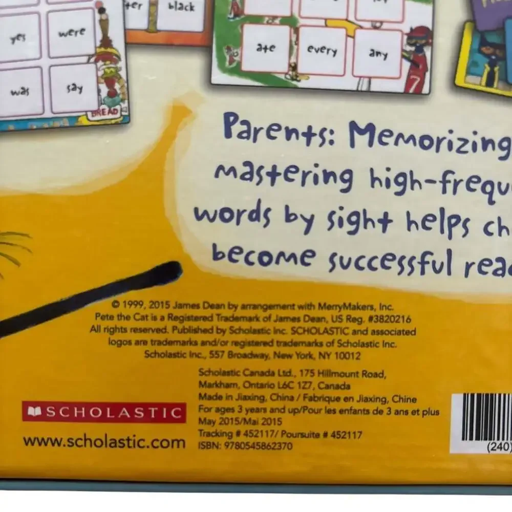 Pete the Cat Groovy Words Game by Scholastic